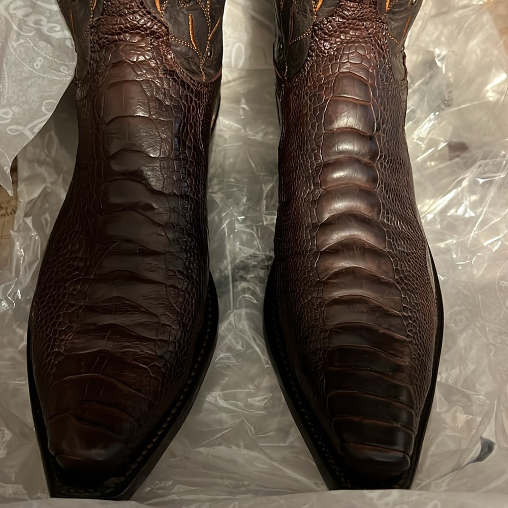 Lucchese Ostrich Boots - Picture 3 of 6